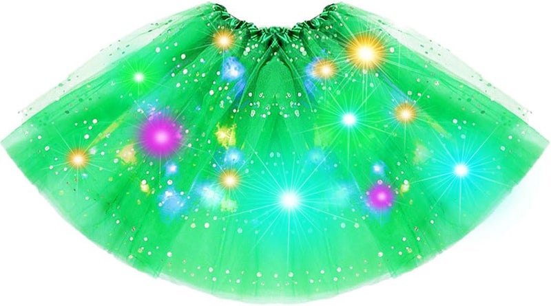 Nicute Light Up Tutu Led Layered Tulle Tutus Skirt for Women - Image 1